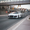 Empty road with sport car  screen for extension Chrome web store in OffiDocs Chromium