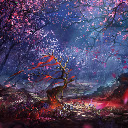 Enchanted Cherry Blossom Forest  screen for extension Chrome web store in OffiDocs Chromium