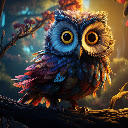 Enchanted Owl of the Mystic Forest  screen for extension Chrome web store in OffiDocs Chromium