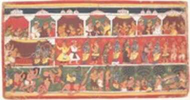 Free download Encounters in Mathura: Page from a Dispersed Bhagavata Purana (Ancient Stories of Lord Vishnu) free photo or picture to be edited with GIMP online image editor