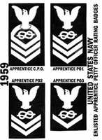 Free download Enlisted Apprentice Petty Officer Rating Badges free photo or picture to be edited with GIMP online image editor