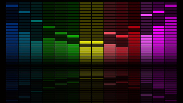 Free download equalizer colorful reflection music free picture to be edited with GIMP free online image editor