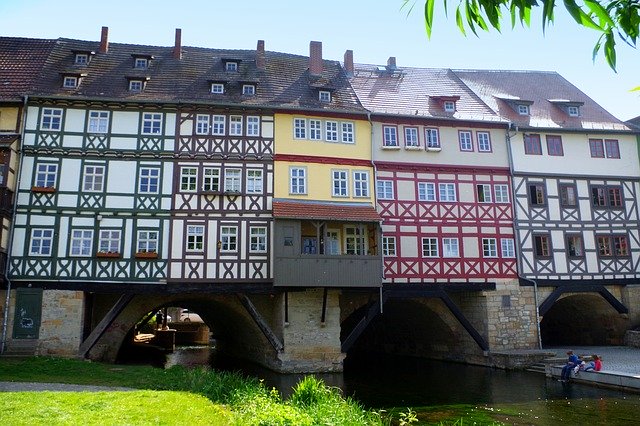 Free download Erfurt Chandler Bridge Truss -  free photo or picture to be edited with GIMP online image editor