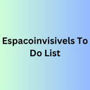 Espacoinvisivels To Do List  screen for extension Chrome web store in OffiDocs Chromium