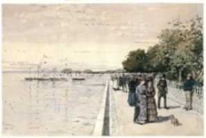 Bezpłatne pobieranie Esplanade, Dunkierka (The Beach at Dunkierka) darmowe zdjęcie lub obraz do edycji za pomocą internetowego edytora obrazów GIMP