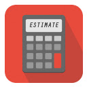 Estimate My Project  screen for extension Chrome web store in OffiDocs Chromium