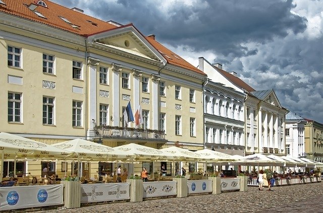 Free download Estonia Tartu Town Hall Square -  free photo or picture to be edited with GIMP online image editor