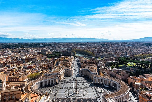 Free download eternal city aerial view square free picture to be edited with GIMP free online image editor