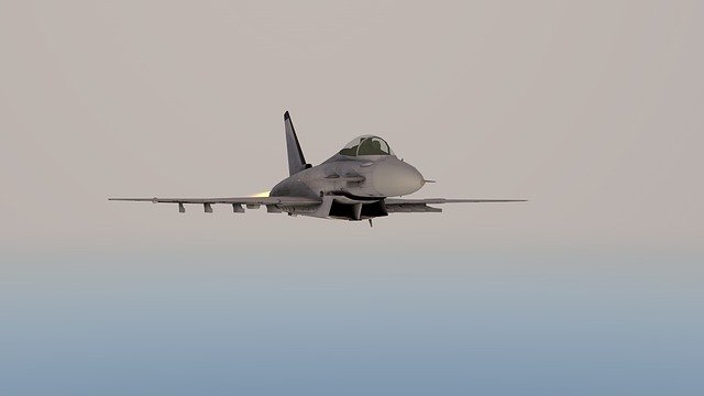 دانلود رایگان قالب عکس Eurofighter Typhoon Jet Plane برای ویرایش با ویرایشگر تصویر آنلاین GIMP