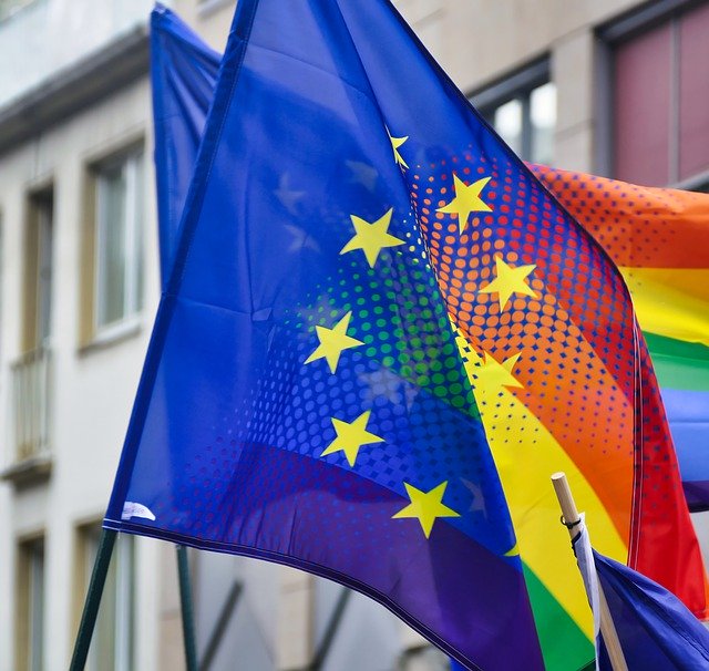 Free download Europe Flag Rainbow Gay -  free photo or picture to be edited with GIMP online image editor