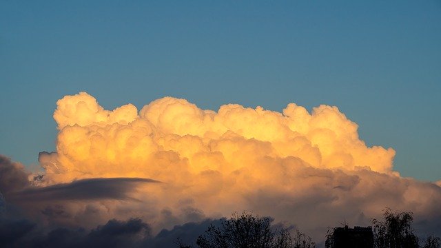 Free download Evening Clouds -  free photo or picture to be edited with GIMP online image editor