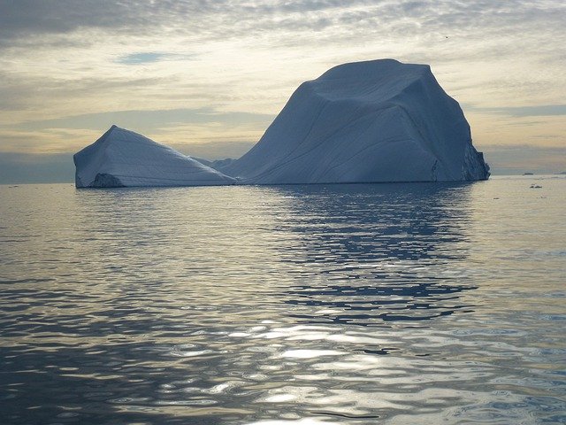 Free download Evening Iceberg Greenland -  free photo or picture to be edited with GIMP online image editor
