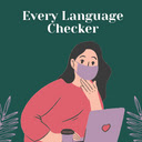 Every Language Checker  screen for extension Chrome web store in OffiDocs Chromium