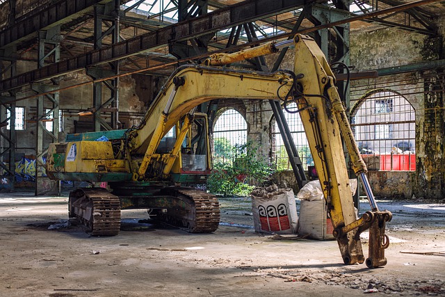 Free download excavator lost place site free picture to be edited with GIMP free online image editor