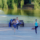 Exercise by the lake  screen for extension Chrome web store in OffiDocs Chromium