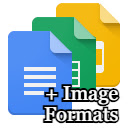 Expand Image Formats  screen for extension Chrome web store in OffiDocs Chromium