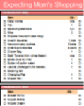 Free download Expecting Moms Shopping List Template DOC, XLS or PPT template free to be edited with LibreOffice online or OpenOffice Desktop online