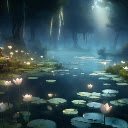 Exploring the Magic of Lotus Garden  screen for extension Chrome web store in OffiDocs Chromium