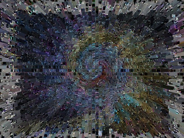 Free download Extrude Dark Colors -  free illustration to be edited with GIMP free online image editor