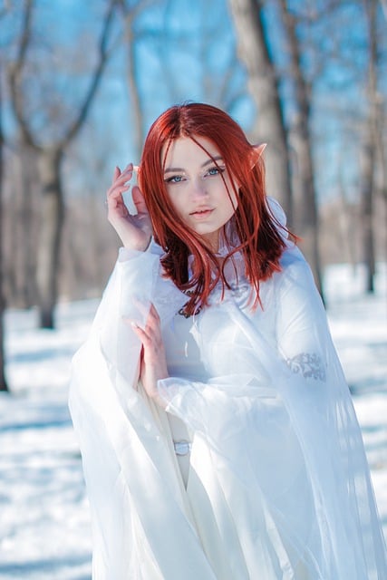 Free download eyes woman skin portrait winter free picture to be edited with GIMP free online image editor