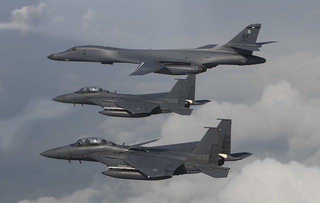 Free download f 15 b 1b lancer flight formation free picture to be edited with GIMP free online image editor
