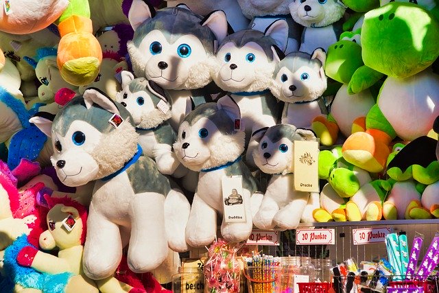 Darmowe pobieranie Fabric Dogs Lot Shop Free - darmowe zdjęcie lub obraz do edycji za pomocą internetowego edytora obrazów GIMP