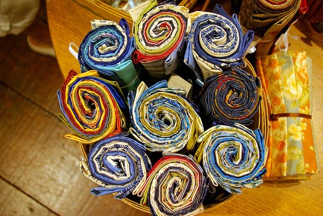 Téléchargement gratuit de Fabric Jelly Rolls Sewing - photo ou image gratuite à éditer avec l'éditeur d'images en ligne GIMP