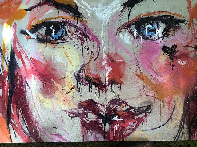 Free download Face Painting Abstract -  free illustration to be edited with GIMP free online image editor