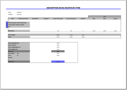 Gratis download Facture modèle de prestations en heures DOC-, XLS- of PPT-sjabloon gratis te bewerken met LibreOffice online of OpenOffice Desktop online