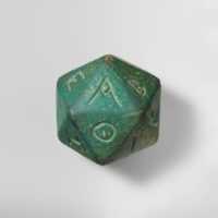 Free download Faience polyhedron inscribed with letters of the Greek alphabet free photo or picture to be edited with GIMP online image editor