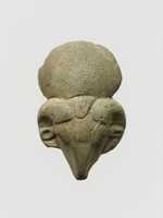 Free download Faience rams head amulet free photo or picture to be edited with GIMP online image editor