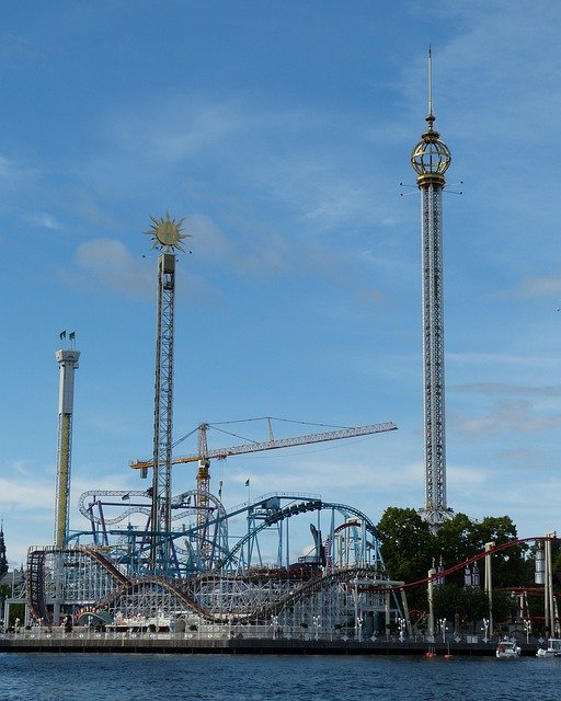 Free download Fair Fairground Year Market Hustle -  free photo or picture to be edited with GIMP online image editor