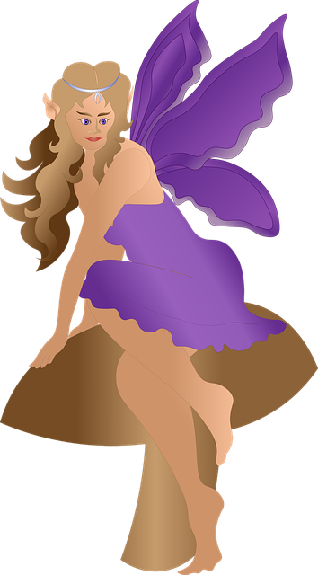 Free download Fairy Angel Mushroom - Free vector graphic on Pixabay free illustration to be edited with GIMP free online image editor