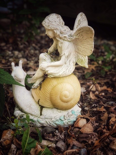 Free download Fairy Garden Statue -  free photo or picture to be edited with GIMP online image editor