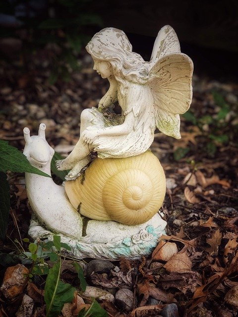 Download grátis Fairy Garden Statue - foto ou imagem grátis para ser editada com o editor de imagens online GIMP