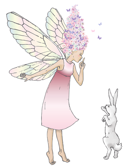 Free download Fairy Rabbit Bunny free illustration to be edited with GIMP online image editor