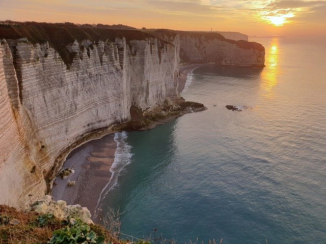 Безкоштовно завантажте Falaise Entretat Normandie - безкоштовну фотографію чи зображення для редагування за допомогою онлайн-редактора зображень GIMP