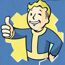 Fallout Pip Boy Blue  screen for extension Chrome web store in OffiDocs Chromium