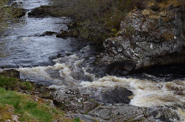 Libreng download Falls Of Shin Scotland Highlands - libreng larawan o larawan na ie-edit gamit ang GIMP online na editor ng imahe