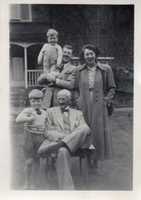 Free download Family Group, St. Albans, Herfordshire, U. K., 1949. free photo or picture to be edited with GIMP online image editor