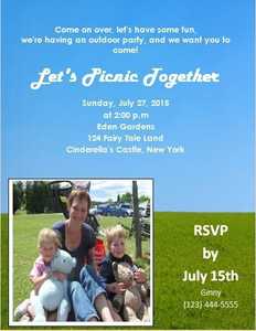 Free download Family Picnic Flyer Template DOC, XLS or PPT template free to be edited with LibreOffice online or OpenOffice Desktop online