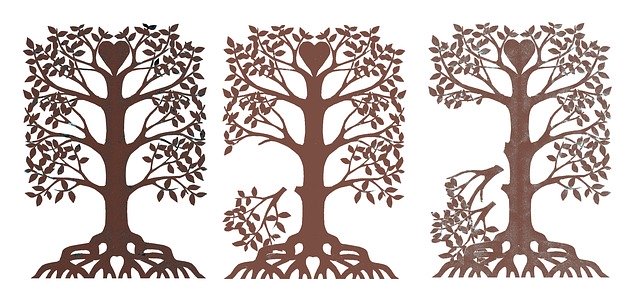 Free download Family Tree Disintegrating Paper -  free illustration to be edited with GIMP free online image editor