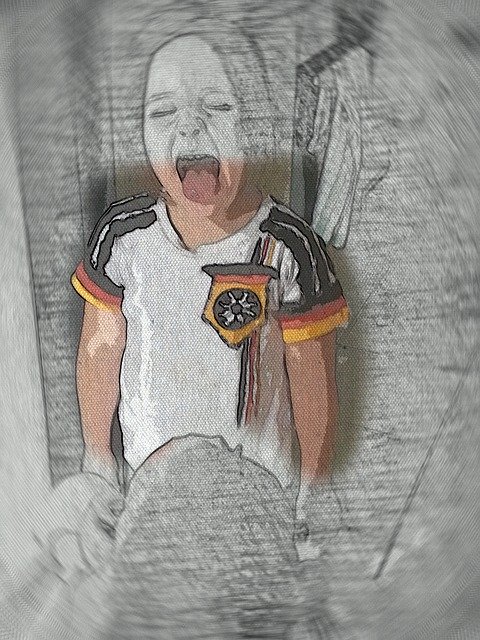 Free download Fan Football Drawing -  free illustration to be edited with GIMP free online image editor