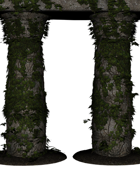 Free download Fantasy Arch Columns -  free illustration to be edited with GIMP free online image editor