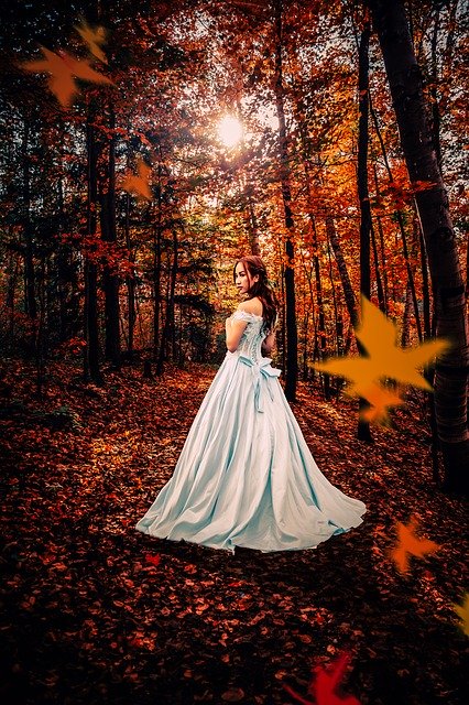 Free download Fantasy Autumn Woman -  free photo or picture to be edited with GIMP online image editor