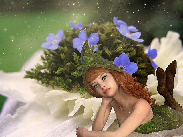 Free download Fantasy Elf Dreams -  free illustration to be edited with GIMP free online image editor