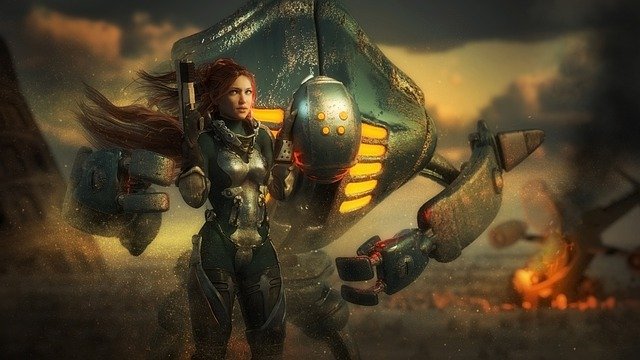 Free graphic fantasy female science fiction 3d to be edited by GIMP free image editor by OffiDocs