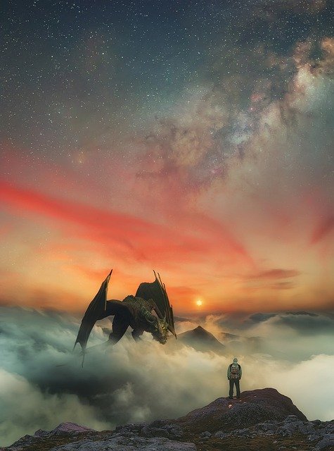 Free download Fantasy Fiction Photo Montage -  free illustration to be edited with GIMP free online image editor