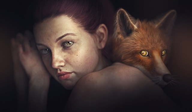 Free download fantasy girl fox 3d cg cgi free picture to be edited with GIMP free online image editor