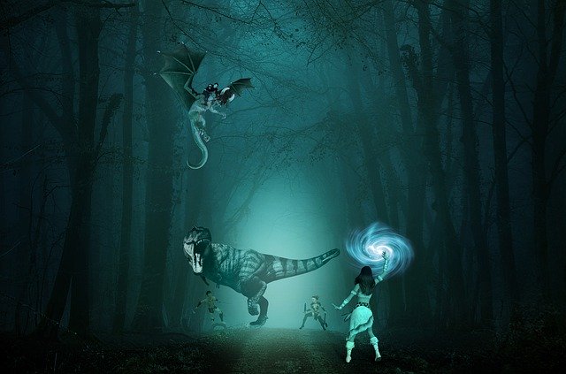 Free download Fantasy Maga Warrior -  free illustration to be edited with GIMP free online image editor
